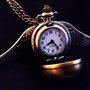 Collana boccino doro harry potter orologio