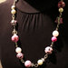 Collana artigianale con perle fatte a mano in Fimo - "Starz"