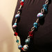 Collana artigianale con perle fatte a mano in Fimo - "Turchese"