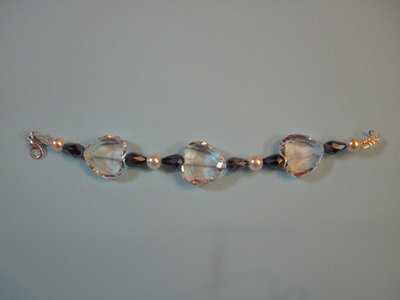 Manfnee Bracciale A Cavo In Acciaio Inossidabile Con Cuore, Gioielli Regalo Per Donna E Ragazza, Regolabile 17-20 Cm, Con Astuccio Velluto