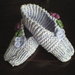 pantofole in lana lilla
