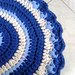  Tappeto tondo in fettuccia a crochet (art.49)