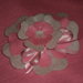 sacchetti confetti segnaposto artigianali fai da te "fiore rosa"