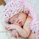 cappellino neonato prime foto maglia a mano