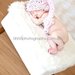 cappellino neonato prime foto maglia a mano