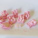 Set di 15 bomboniere in doppio satin sul rosa: i sacchetti portaconfetti per piccole principesse!