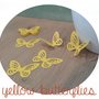 Farfalle GIALLE cartoncino - Paper Butterflies