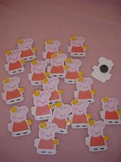 INSERZIONE PER SONIA - 26 calamite PEPPA PIG e GEORGE PIG