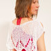 Bianco Coprispalle Boho Scialle Poncho Top Hippy chic