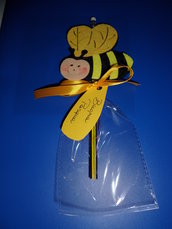 matita con gomma decorazione in feltro ape buona pasqua
