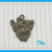 4 charms animaletti love bronzo