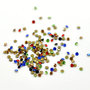 100 Mix Strass Punta Hotfix ss6 2x1.3mm colori mix