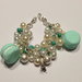 Bracciale a catena simil Tiffany con perle 
