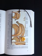 Segnalibro di carta con banane