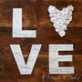 Quadro in legno "LOVE"
