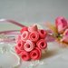 Anello Rosè Bouquet  in fimo collezione "Bouquet di rose" misura regolabile 
