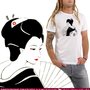 GEISHA 芸者 - Maglietta T-shirt con una geisha giapponese