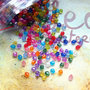 100 Cristalli multicolor 4mm