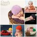 Cappello neonato realizzato ai ferri,cuffia neonato e neonata in 28 differenti colori
