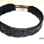 Bracciale in pelle Mod. Tigre