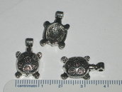 5 charms tartaruga con fiore