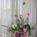 Buquet decorativo, le roze , fiori fatte a mano in argilla giaponese