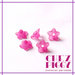 10 x perle a forma di fiorellino - PINK ROSA