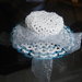 cappellino  bomboniera fatto con le perline
