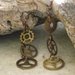orecchini pendenti in steampunk