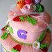 Torta di pannolini “Fiore e fragolina” – Cake design style 