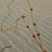 Collana con stella marina in pasta fimo impreziosita con cristalli swarovsky e perle in filigrana