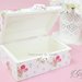 Cofanetto scatola portagioie shabby chic