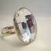 "Bottone Crystal" - Anello in cristallo Swarovski ed argento 925
