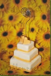 tortine segnaposto pasta di mais - mini wedding cake