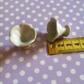 Mini coppe gelato o frutta di ceramica in miniatura