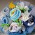 Baby bouquet - mazzolino di benvenuto con calzini, bavaglini e body