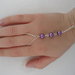 Bracciale Schiava con Perle Viola