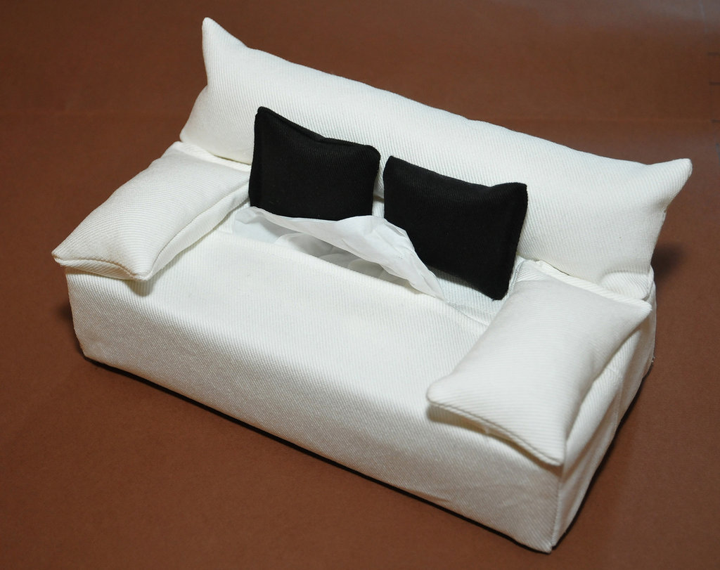 Omenluck Porta Fazzoletti Da Appendere In Ferro: Contenitore Salvaspazio Per Bagno E Camera Da Letto (Blu, 24x11x10 Cm)