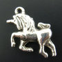 Charm Ciondolo Cavallo unicorno 3d 23x16mm scontato