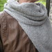 Collo / mantella lana grigio chiaro