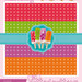 DIGITALPAPER Ice lolly colors - big dotted