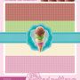 DIGITALPAPER Ice cream colors - small dotted