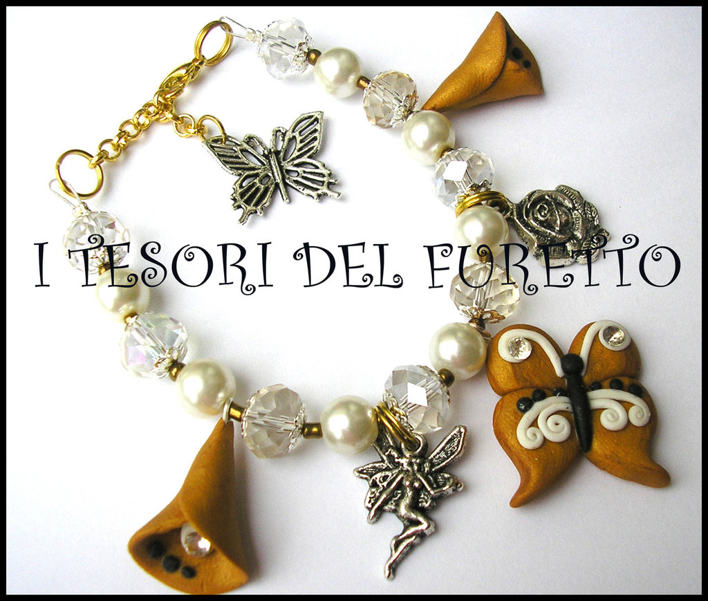 Gioielli Boho Con Farfalla: Set Di Orecchini A Cerchio E Bracciale Avvolgente In Argento - Regalo Originale Per Donne
