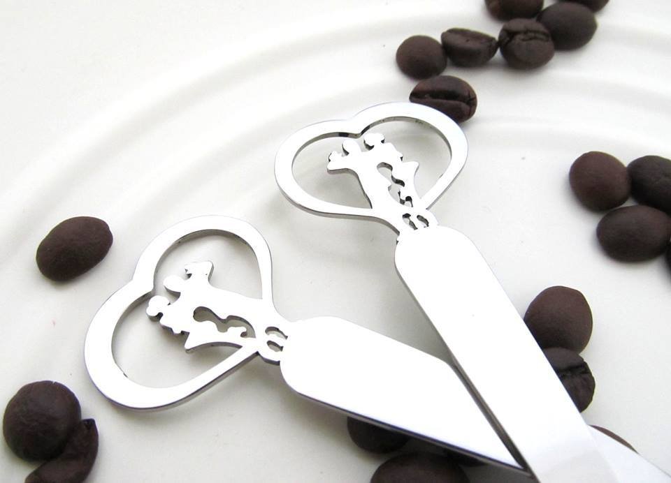 Set 12 Cucchiaini Da Caffè In Acciaio Inox 18/0 – Manico Lungo 14 Cm, Lucidi A Specchio - 3