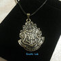 Collana Stemma Hogwarts in Oro Antico Harry Potter