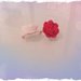 Spille rose (bianco e rosso)