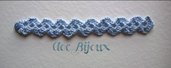 Braccialetto Crochet azzurro