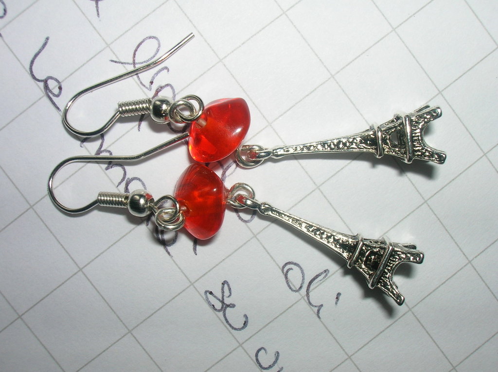 4 Paia Orecchini A Cuore Rosso Per Donne - Gioielli Romantici A Forma Di Cuore Per San Valentino, Regalo Per Fidanzata