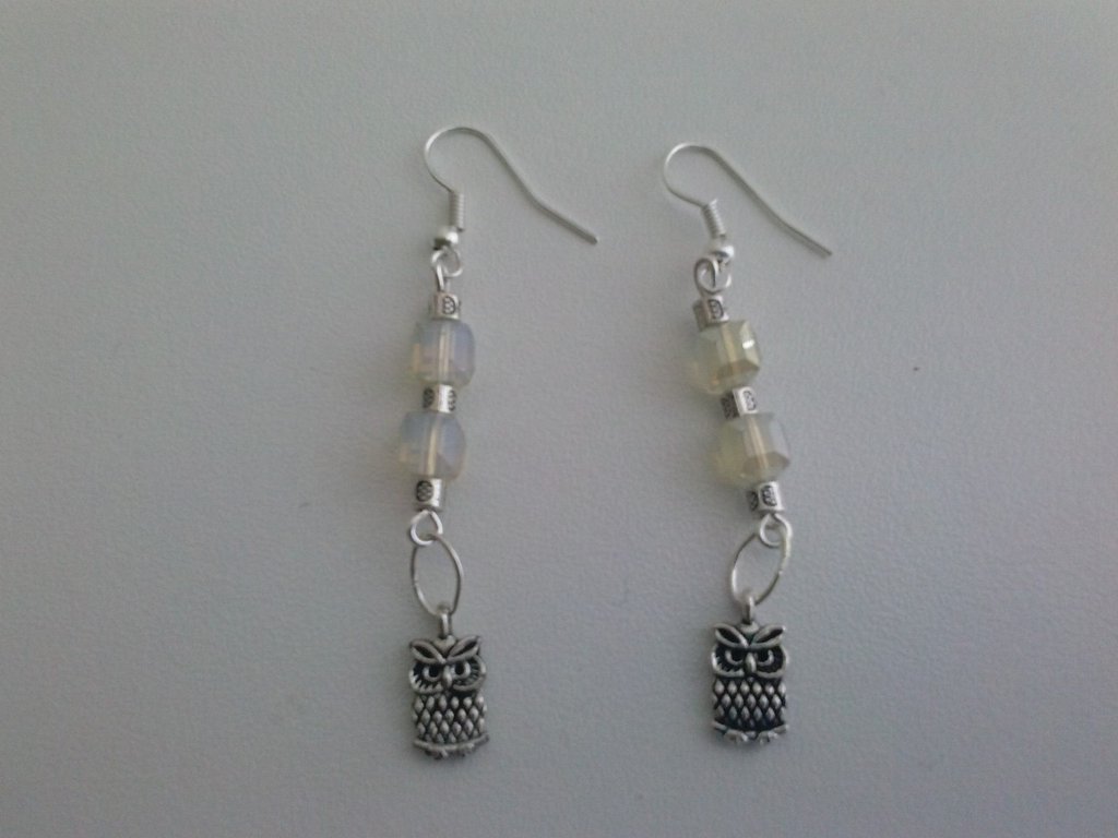 ONEFINITY Orecchini A Gufo In Argento Sterling 925 Con Pietra Portafortuna - Gioielli Animali Per Donne, Regalo Idea Compleanno