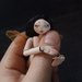 Bambola Keiko  in ceramica artigianale